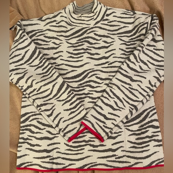 New Anthropologie Ivanna Knit Mock Neck Top - Picture 8 of 10